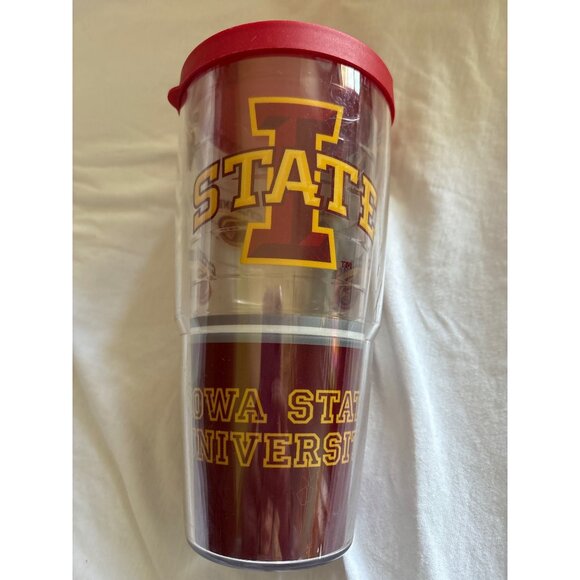Iowa State University Cyclones Tervis 24 Oz Insulated Tumbler W Red Lid College - Picture 7 of 10